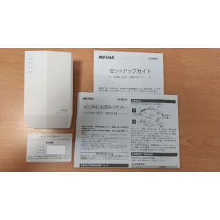 バッファロー(Buffalo)のBUFFALO中継機 WEX-1800AX4/N　Wi-Fi 6対応(PC周辺機器)