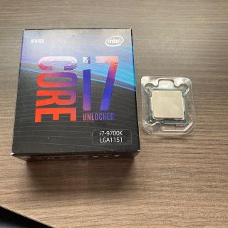 Intel core i7 9700k(PCパーツ)