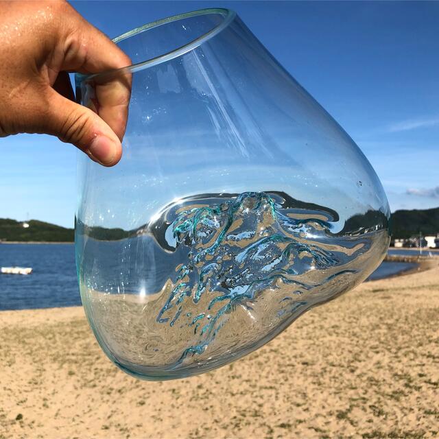 流木ガラス オブジェ特大C 花瓶 金魚鉢 ガーデニング テラリウム 観賞