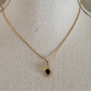 k18 blue sapphire necklace(ネックレス)