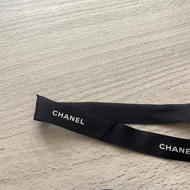 CHANEL(シャネル)のブランドリボン4本まとめ売り ハンドメイドの素材/材料(各種パーツ)の商品写真