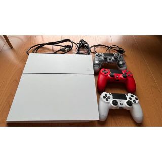 プレイステーション4(PlayStation4)のPS4 本体 グレイシャー・ホワイト CUH-1200AB02 500GB(家庭用ゲーム機本体)