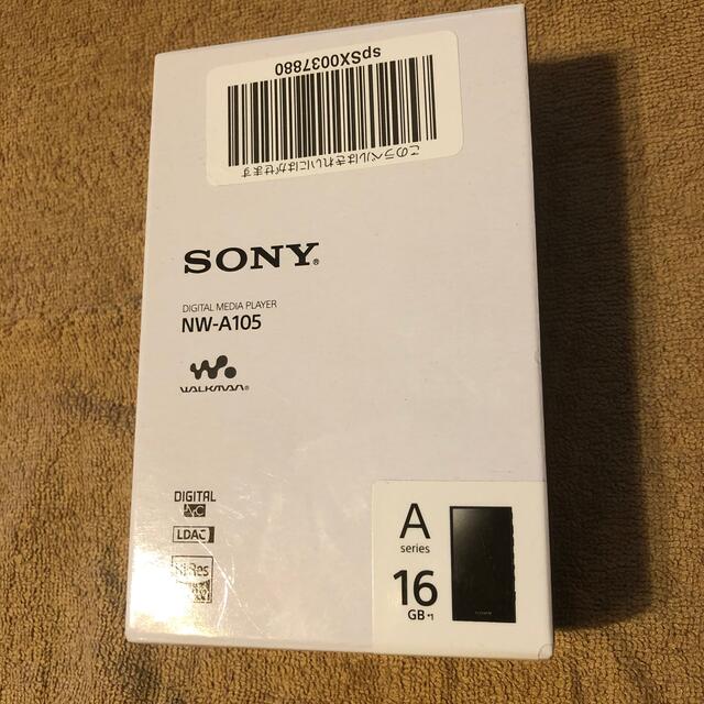 SONY WALKMAN NW-A105 16G 黒　新品未使用