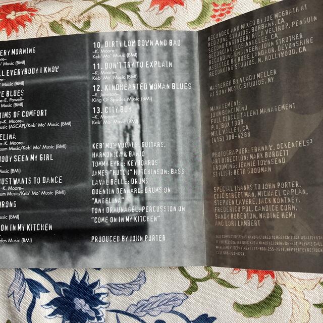 Keb' Mo'  ケブモ　CDアルバム エンタメ/ホビーのCD(ブルース)の商品写真