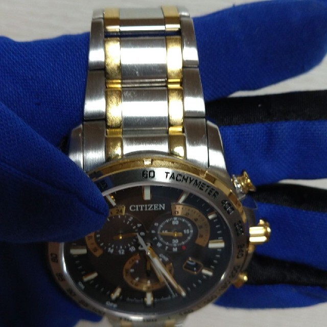 CITIZEN(シチズン)のシチズン ソーラー電波 エコドライブクロノグラフ AT3035-54E メンズの時計(腕時計(アナログ))の商品写真