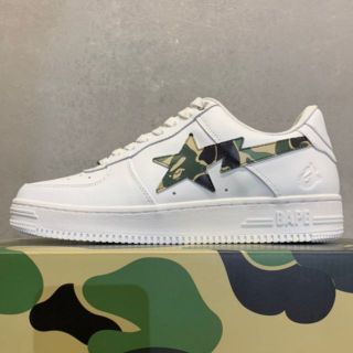 アベイシングエイプ(A BATHING APE)のBAPE STA ABC CAMO Green 26cm(スニーカー)