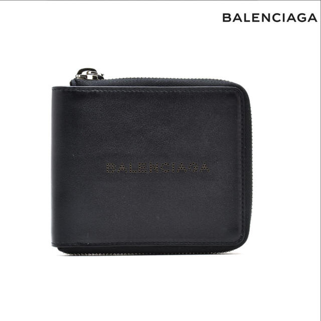 BALENCIAGA パンチングロゴ　財布(ラウンドジップ)バレンシアガ