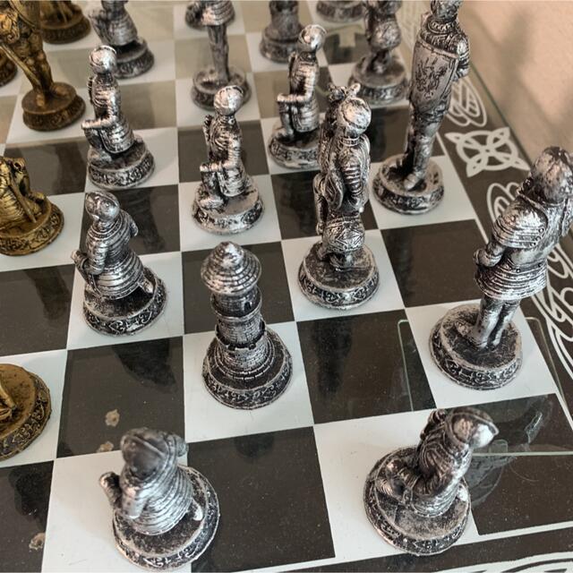 イタリア購入 チェス ガラス ボードゲーム