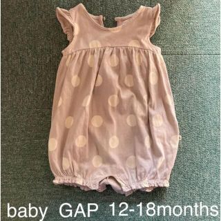 ベビーギャップ(babyGAP)の美品★babygap GAP ロンパース 12-18m 74-79cm(ロンパース)