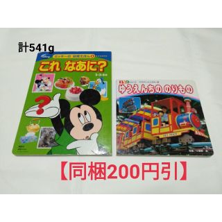 【同梱200円引】「これなあに？　ミッキーの知育えほん」「ゆうえんちののりもの」(絵本/児童書)