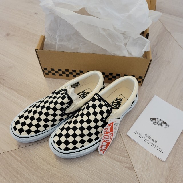 VANS(ヴァンズ)のVANS スリッポン チェッカー レディースの靴/シューズ(スリッポン/モカシン)の商品写真