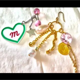 ミルク(MILK)のMILK 片耳のみ　ピアス　ハート　(ピアス(片耳用))