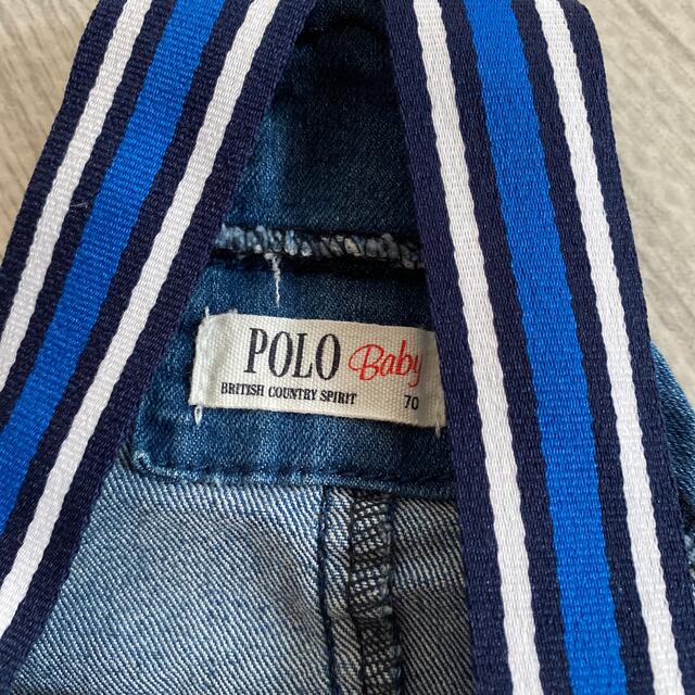 POLO RALPH LAUREN(ポロラルフローレン)のPOLO baby 70 美品 キッズ/ベビー/マタニティのベビー服(~85cm)(ロンパース)の商品写真