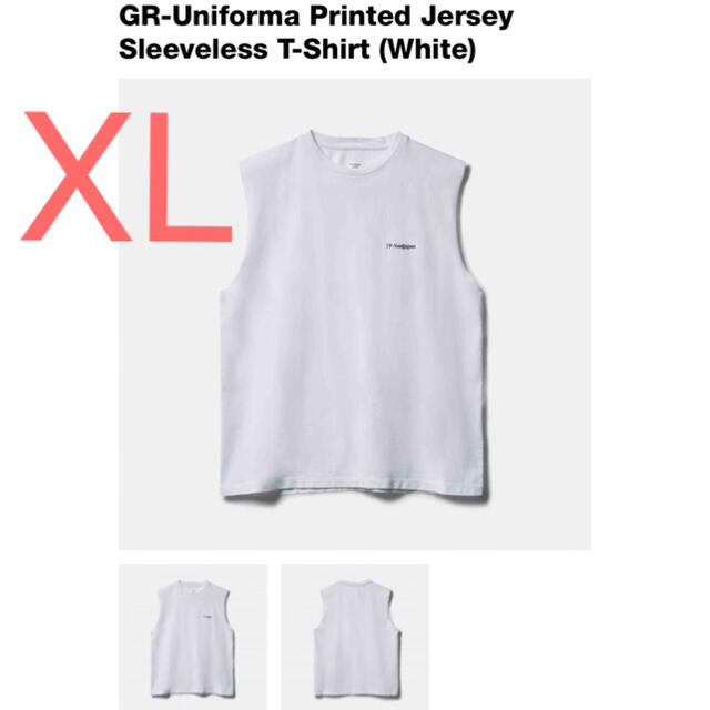 【XL】 Printed Jersey Sleeveless T-Shirt | フリマアプリ ラクマ