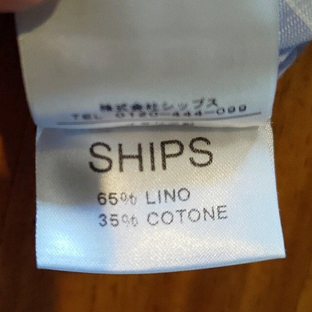 SHIPS(シップス)のルーク様専用SHIPS リネン混プルオーバーシャツ 長袖シャツ ストライプシャツ メンズのトップス(シャツ)の商品写真