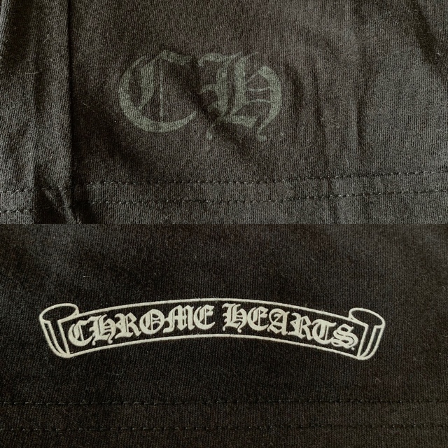Chrome Hearts(クロムハーツ)のCHROME HEARTS クロムハーツ 半袖　Tシャツ ポケット ブラック　S レディースのトップス(Tシャツ(半袖/袖なし))の商品写真