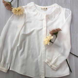 ブランシェス(Branshes)のブランシェス　ブラウス女の子120 白(ブラウス)