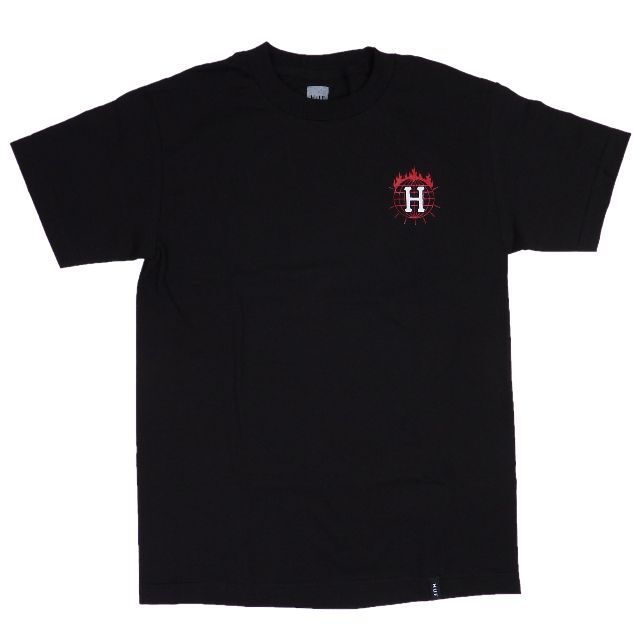 HUF ハフ THRASHER TDS 半袖 Tシャツ ブラック L