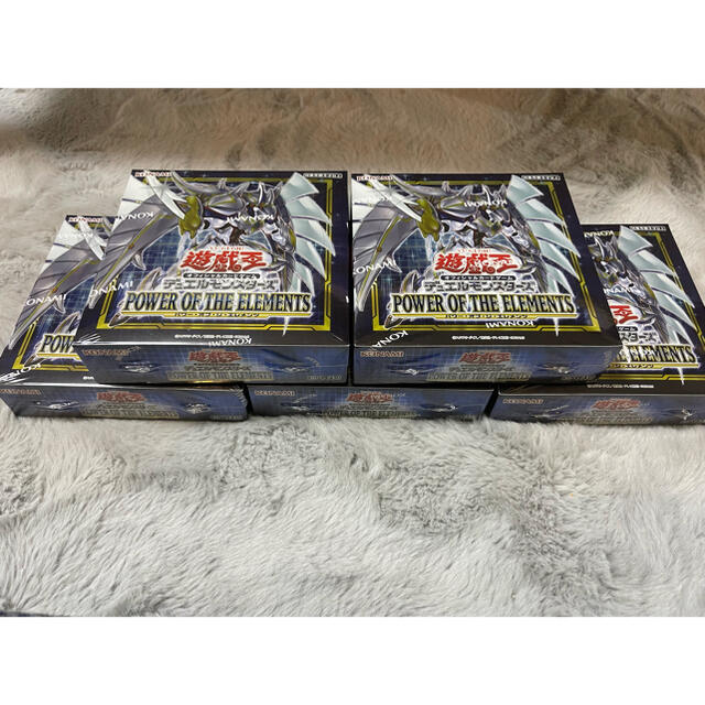 遊戯王 パワーオブジエレメンツ 未開封BOX シュリンク付き 5箱 | www