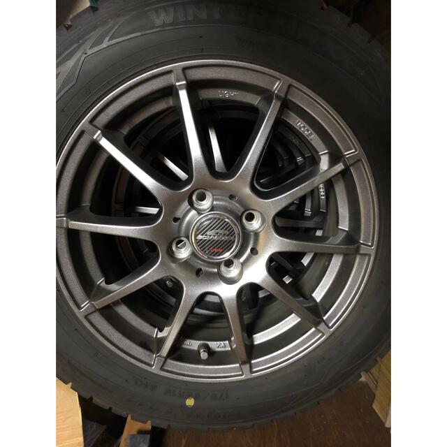 DUNLOP - TOYOTA アクア スタッドレスタイヤホイール4本セット DUNLOP - TOYOTA アクア スタッドレスタイヤホイール4本セット