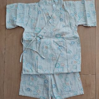 甚平  (花火柄)  120 【中古/美品】(甚平/浴衣)