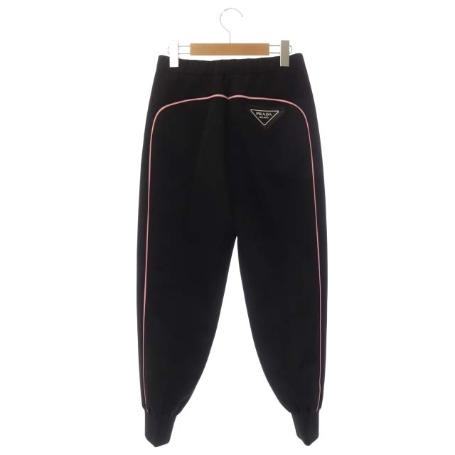 プラダ 20AW バックトライアングルロゴ サイドライン ジョガーパンツ