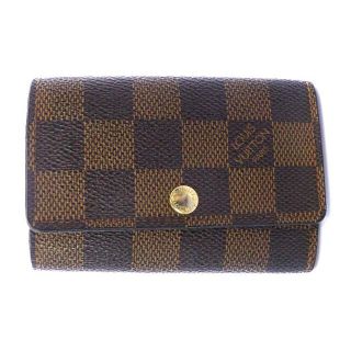 ルイヴィトン(LOUIS VUITTON)のルイヴィトン ダミエ ミュルティクレ6 エベヌ キーケース 茶色 N62630(キーケース)