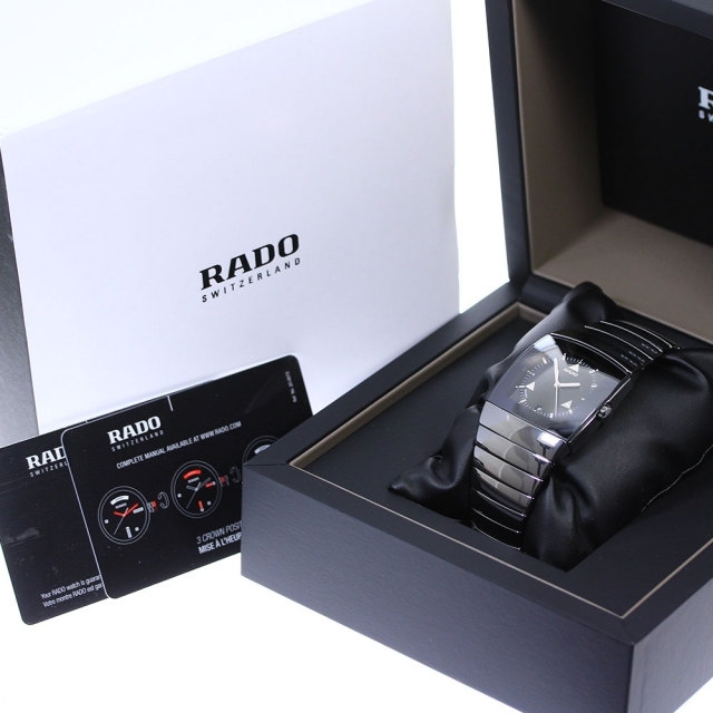 ☆未使用品★箱・保証書付き【RADO】ラドー SINTRA デイト R13777152/01.156.0777.3.015 クォーツ メンズ_479933