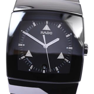 【本物保証】 ラドー RADO フローレンス メンズ クォーツ 電池 腕時計 黒文字盤 115 3777 4