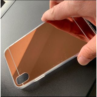 iPhone XR ミラーケース ピンク(iPhoneケース)