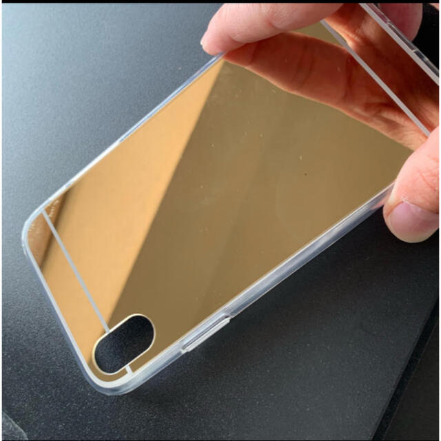 iPhone XR ミラーケース ゴールド スマホ/家電/カメラのスマホアクセサリー(iPhoneケース)の商品写真