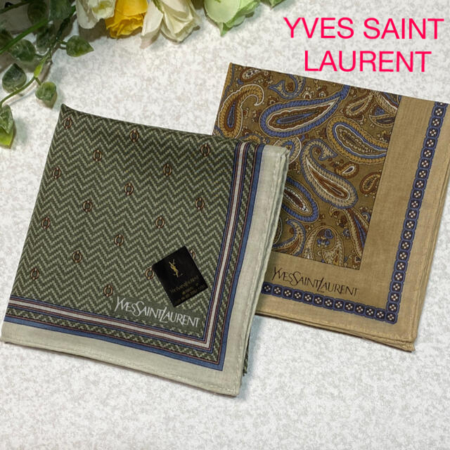 Yves Saint Laurent Beaute - イヴサンローラン ハンカチ 2枚セット 未使用 イブサンローラン YSL メンズの通販 by  コウs shop｜イヴサンローランボーテならラクマ