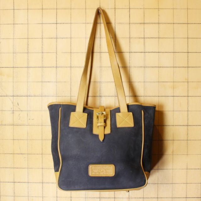 USA製 DOONEY&BOURKEレザートートバッグ ブラック本革 ss145