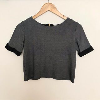 ザラ(ZARA)のZARA ミニ丈トップス(Tシャツ(長袖/七分))