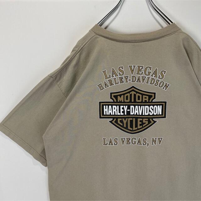 Harley Davidson(ハーレーダビッドソン)のハーレーダビッドソン　Tシャツ ビッグロゴ　ストリート　ゆるだぼ　古着　2XL メンズのトップス(Tシャツ/カットソー(半袖/袖なし))の商品写真