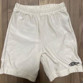 アンブロ(UMBRO)の男児 サッカースパッツ アンブロ 150cm 白 小学(パンツ/スパッツ)