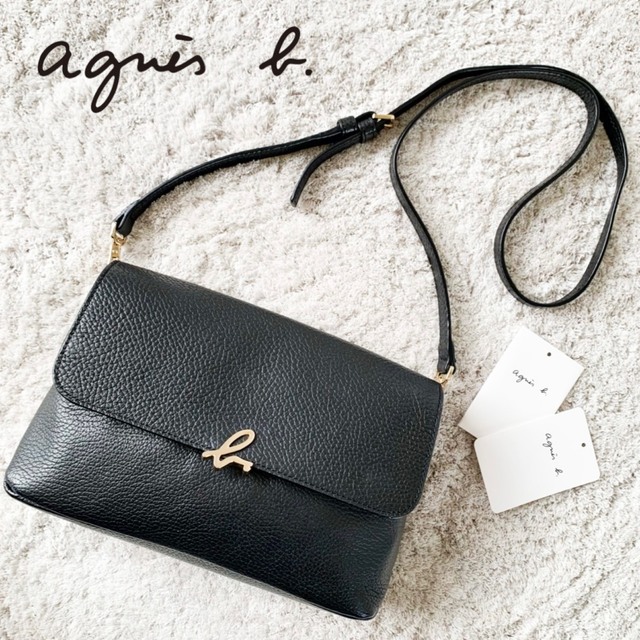 値引 美品❣️ - b. agnes アニエスベー the レザー ショルダーバッグ