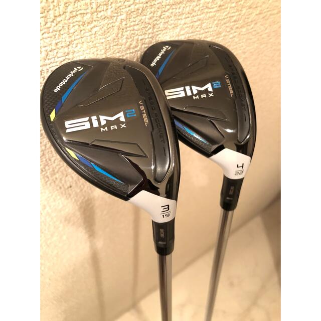 TaylorMade(テーラーメイド)のSIM2 MAX レスキュー(ユーティリティ) 3・4番 2本セット シャフトS スポーツ/アウトドアのゴルフ(クラブ)の商品写真