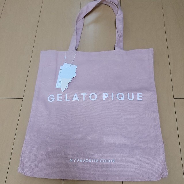 gelato pique(ジェラートピケ)のジェラートピケ　ホビートートバック　ピンク レディースのバッグ(トートバッグ)の商品写真