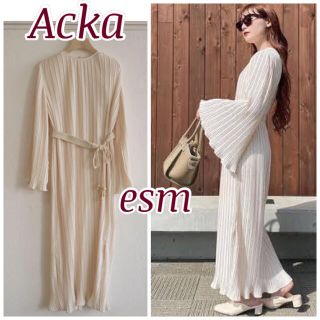 ノーブル(Noble)のAcka original pleats one-piece(ロングワンピース/マキシワンピース)