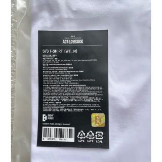 txt Tシャツ LOVE SICK 新品未使用 M フォトカード無し