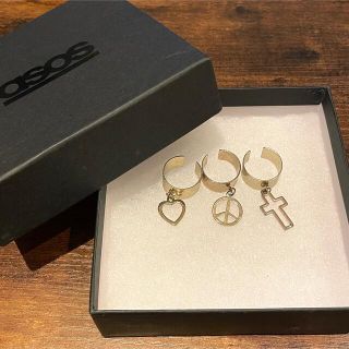 エイソス(asos)のエイソス　ASOS モチーフチャーム リング　セット ゴールド(リング(指輪))