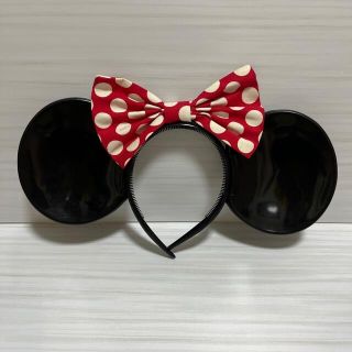 ディズニー(Disney)の【あかいりぼん様専用】ディズニー ランド ミニー カチューシャ 耳(カチューシャ)