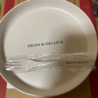 ディーンアンドデルーカ(DEAN & DELUCA)のDEAN&DELUCAのお皿とフォーク1セット(食器)