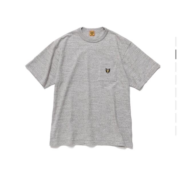 HUMAN MADE(ヒューマンメイド)のHUMANMADE ヒューマンメイド ポケットTシャツ グレー 2XL メンズのトップス(Tシャツ/カットソー(半袖/袖なし))の商品写真