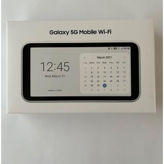 ギャラクシー(Galaxy)の【値下げ】Galaxy 5G Mobile Wi-Fi SCR01 新品未使用(その他)