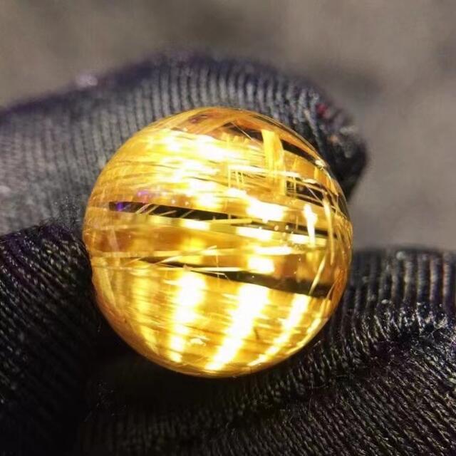 ⭐︎【天然】タイチンクオーツ 丸玉 12.6mm-