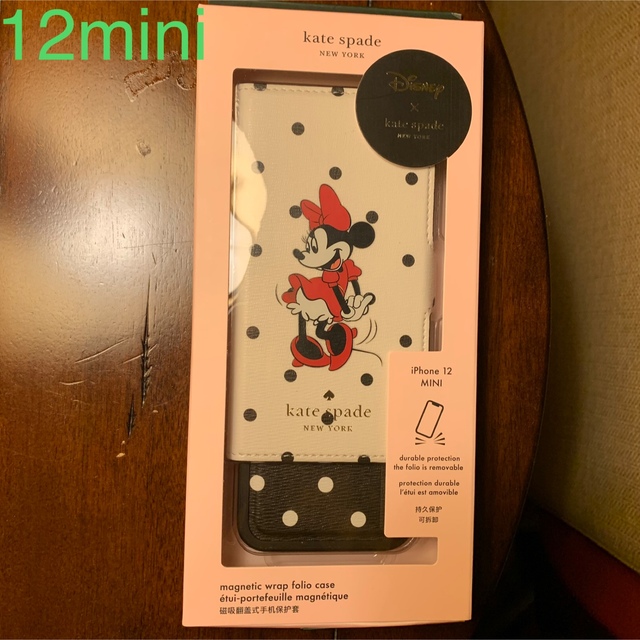 【新品】ケイトスペード iPhone 12 MINI ケース ミニーマウス