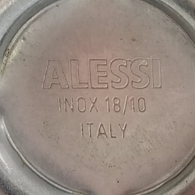 ALESSI(アレッシィ)のALESSI ケトル　INOX　18/10　イタリア製 インテリア/住まい/日用品のキッチン/食器(テーブル用品)の商品写真