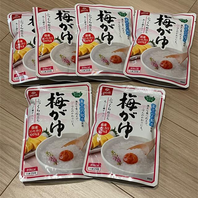 梅がゆ 食品/飲料/酒の加工食品(レトルト食品)の商品写真